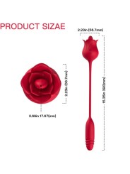 ARMONY ROSELIP ESTIMULADOR CLITORIS CON LENGUA 10 MODOS VIBRADOR ROJO