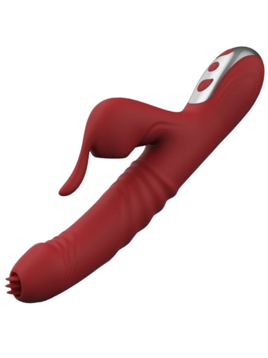 ARMONY SUCK VIBRADOR SUCCIONADOR CON LENGUA ESTIMULADORA BURDEOS