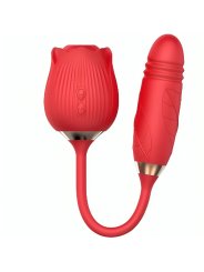 ARMONY DELIGHT FLOWER SUCCIONADOR THRUSTING ROJO