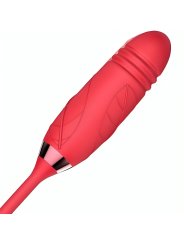 ARMONY DELIGHT FLOWER SUCCIONADOR THRUSTING ROJO