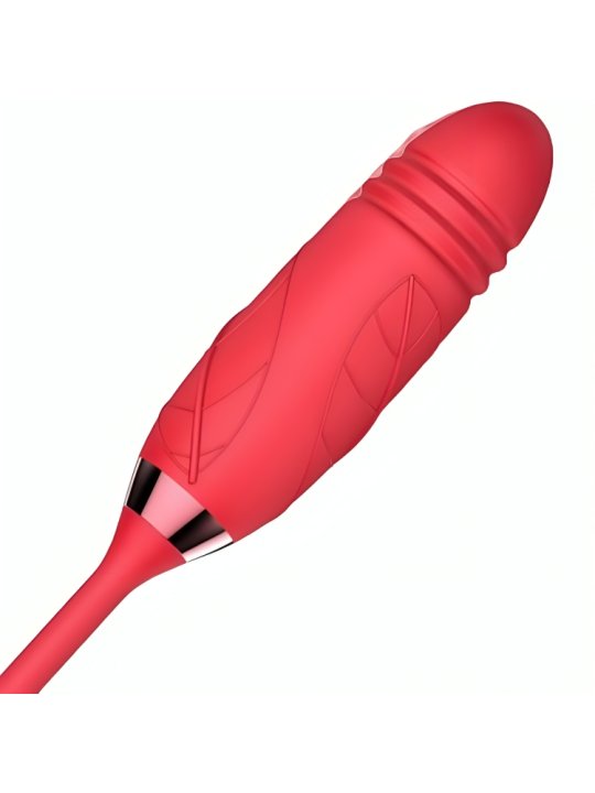 ARMONY DELIGHT FLOWER SUCCIONADOR THRUSTING ROJO