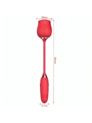ARMONY DELIGHT FLOWER SUCCIONADOR THRUSTING ROJO