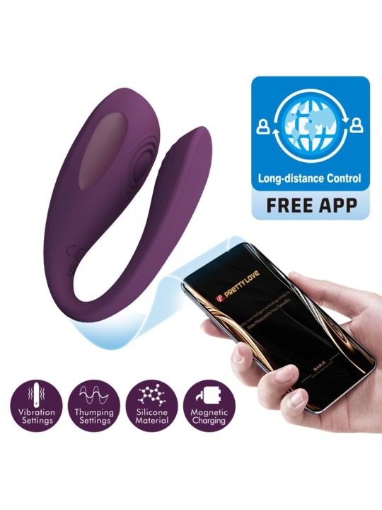 PRETTY LOVE AARI MASAJEADOR DE CLITORIS MORADO APP GRATUITA