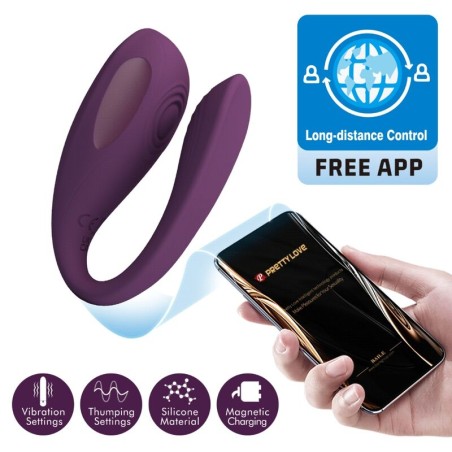 PRETTY LOVE AARI MASAJEADOR DE CLITORIS MORADO APP GRATUITA