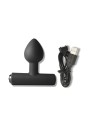 ROCKS OFF NOVA ASTRYX PREMIUM PLUG ANAL RECARGABLE 16 FUNCIONES NEGRO
