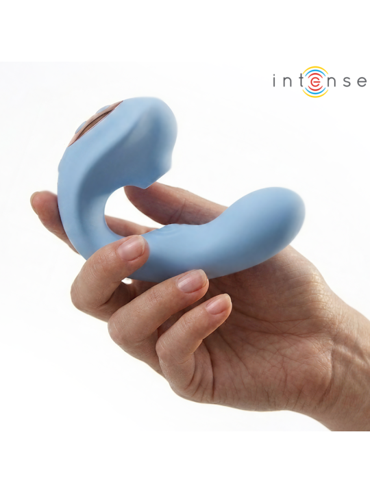 INTENSE GINA ESTIMULADOR DE CLITORIS MULTIFUNCION AZUL