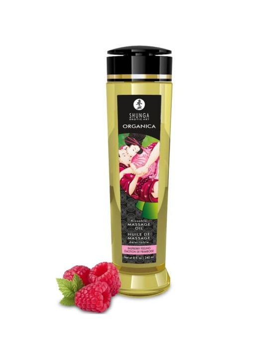 SHUNGA ACEITE DE MASAJE ORGANICO FRAMBUESA 240 ML
