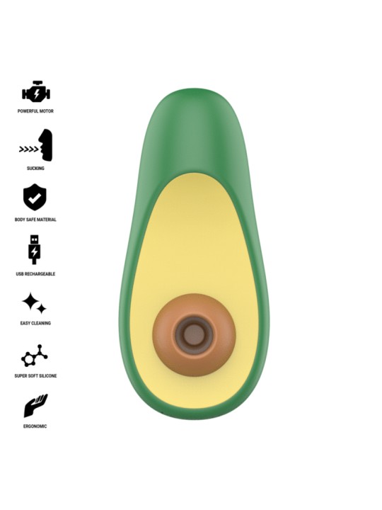INTENSE WAKI ESTIMULADOR SUCCIONADOR DE CLITORIS AGUACATE