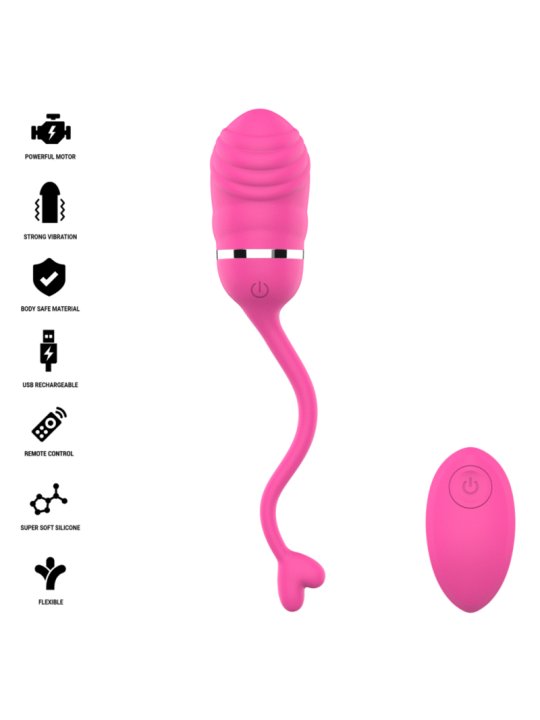 INTENSE SOOKIE HUEVO VIBRADOR CON CONTROL REMOTO ROSA