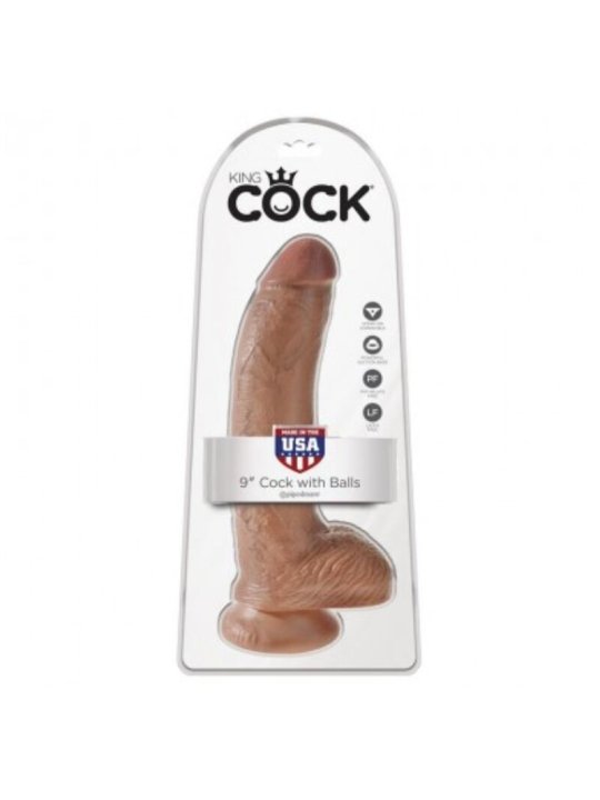 KING COCK DILDO REALISTICO CON TESTICULOS 228 CM