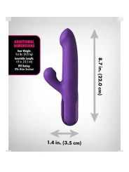 FANTASY FOR HER VIBRADOR RABBIT SUPER SONIX THRUSTER MORADO