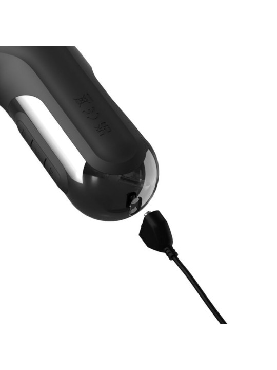 FETISH FANTASY SERIES VIBRADOR RABBIT SONIX SILICONE THRUSTER NEGRO
