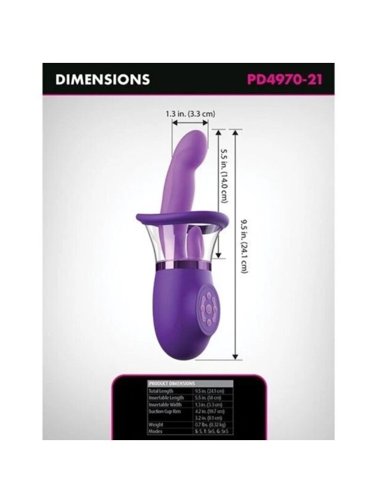 FANTASY FOR HER VIBRADOR RABBIT ULTIMATE PLEASURE PRO PLUS MORADO