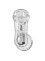 PDX ELITE MASTURBADOR TRANSPARENTE VIEWTUBE PLUS SEE THRU EZ GRIP 21 CM