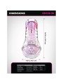 PDX ELITE MASTURBADOR TRANSPARENTE VIEWTUBE XXL LED STROKER 273 CM