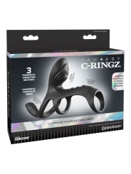 FANTASY C RINGZ ANILLO VIBRADOR PARA PAREJAS ULTIMATE COUPLES CAGE MAX 195 CM
