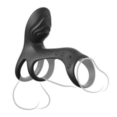 FANTASY C RINGZ ANILLO VIBRADOR PARA PAREJAS ULTIMATE COUPLES CAGE PRO 195 CM