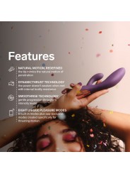 LELO INA THRUST VIBRADOR RABBIT CON EMPUJE MORADO
