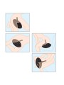 FETISH FANTASY SERIES HINCHABLE BODY DOCK CON DILDO NEGRA 419 CM