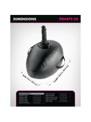 FETISH FANTASY SERIES HINCHABLE BODY DOCK CON DILDO NEGRA 419 CM