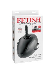 FETISH FANTASY SERIES HINCHABLE BODY DOCK CON DILDO NEGRA 419 CM