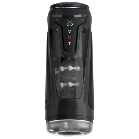 PDX ELITE MASTURBADOR AUTOMATICO MOTO BATOR PRO THRUSTING STROKER VIBRADOR Y CALOR 265 CM