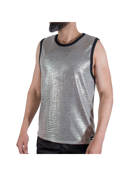 MACHO CAMISETA BRILLO TEXTURA S M