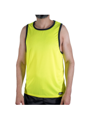 MACHO CMV001 CAMISETA GYM AMARILLA S M
