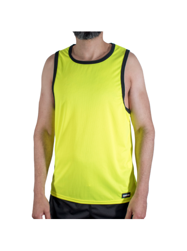 MACHO CMV001 CAMISETA GYM AMARILLA S M