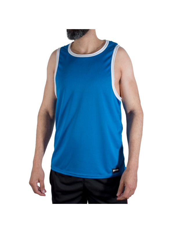 MACHO CMV002 CAMISETA GYM AZUL S M