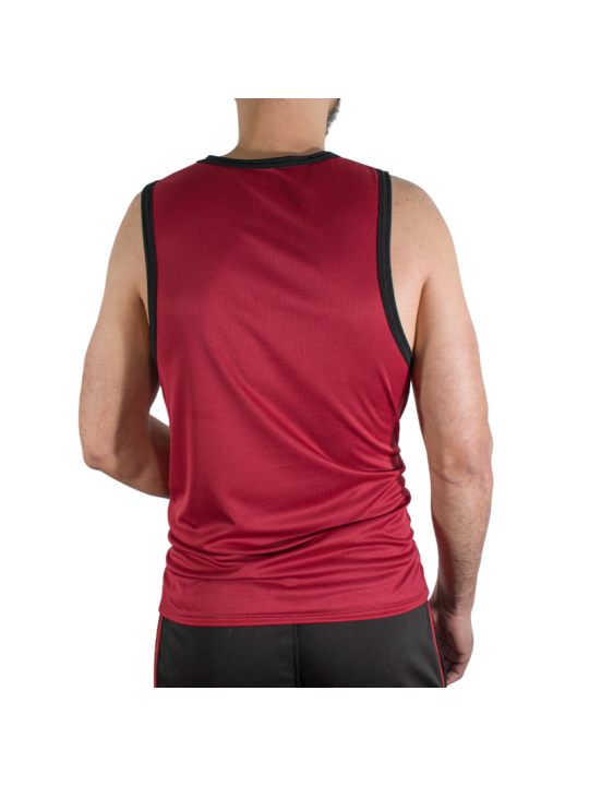 MACHO CMV003 CAMISETA GYM GRANATE S M