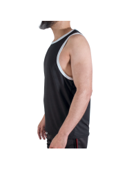 MACHO CMV004 CAMISETA GYM NEGRA S M