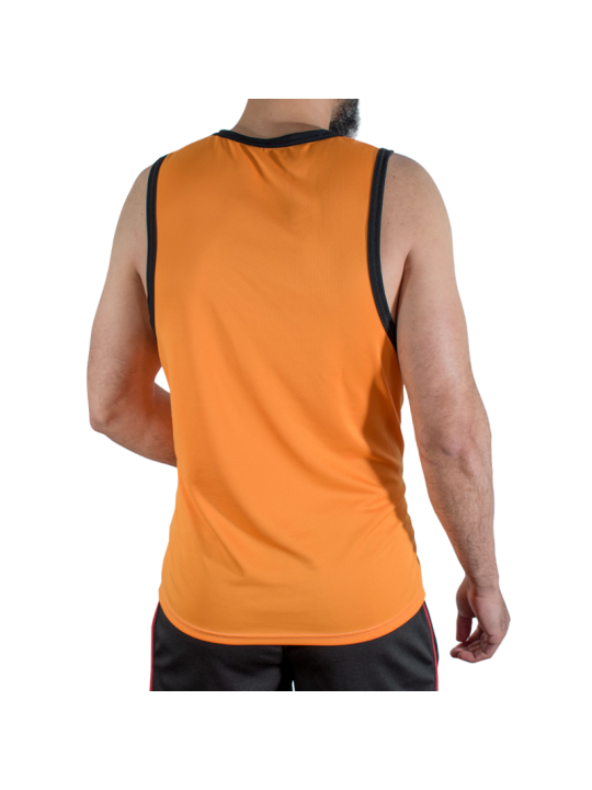 MACHO CMV005 CAMISETA GYM NARANJA S M