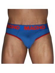 MACHO MCH005 SLIP CLASICO AZULON ROJO S