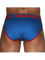 MACHO MCH005 SLIP CLASICO AZULON ROJO S