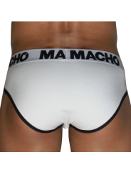MACHO MCH006 SLIP CLASICO BLANCO NEGRO S