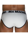 MACHO MCH006 SLIP CLASICO BLANCO NEGRO S