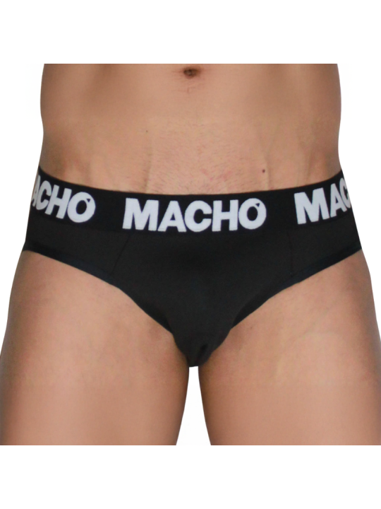 MACHO MCH007 SLIP CLASICO NEGRO NEGRO S