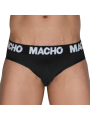 MACHO MCH007 SLIP CLASICO NEGRO NEGRO S