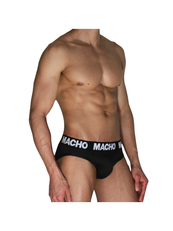 MACHO MCH007 SLIP CLASICO NEGRO NEGRO S