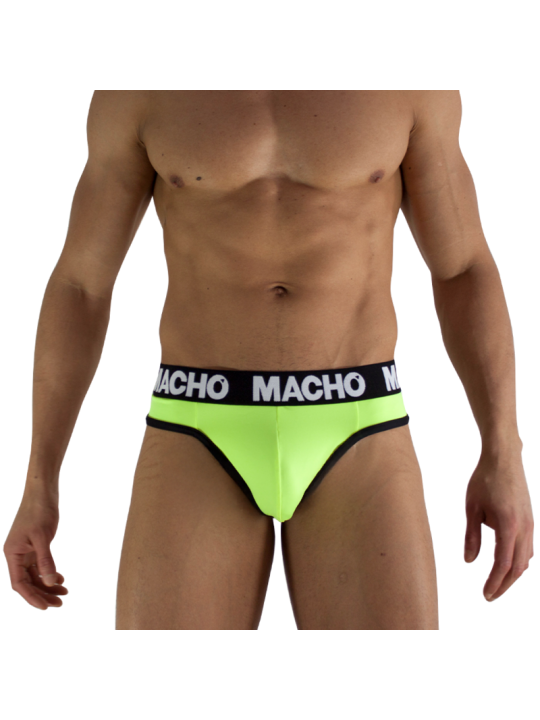 MACHO MTG001 TANGA AMARILLO FLUOR S