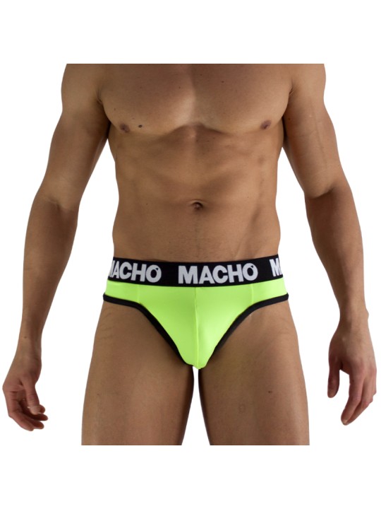 MACHO MTG001 TANGA AMARILLO FLUOR S