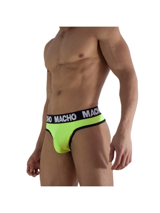 MACHO MTG001 TANGA AMARILLO FLUOR S