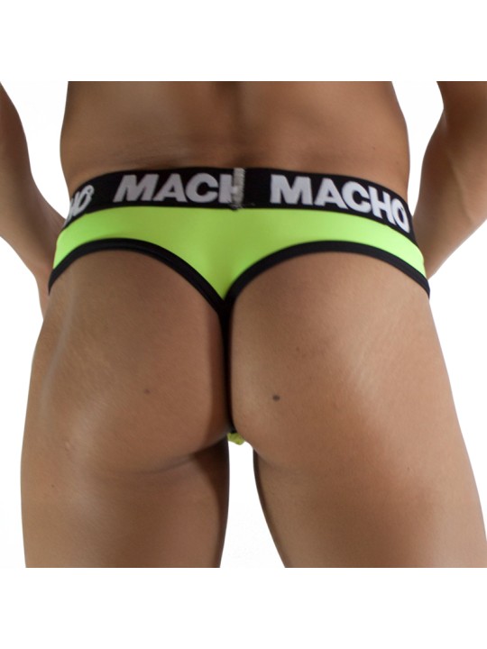 MACHO MTG001 TANGA AMARILLO FLUOR S