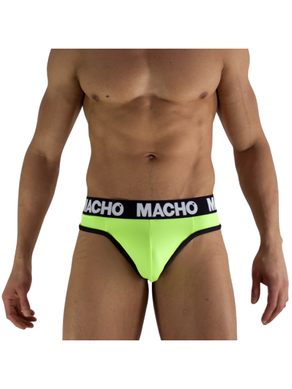 MACHO MTG001 TANGA AMARILLO FLUOR S