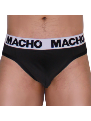 MACHO MTG002 TANGA NEGRO NEGRO S