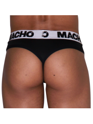 MACHO MTG002 TANGA NEGRO NEGRO S