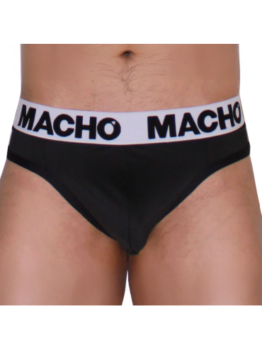 MACHO MTG002 TANGA NEGRO NEGRO S