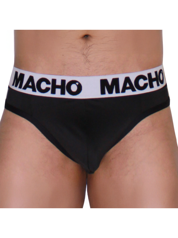 MACHO MTG002 TANGA NEGRO NEGRO S