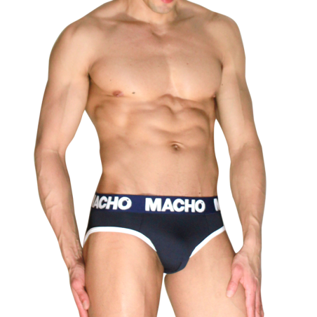 MACHO MCH008 SLIP CLASICO AZUL MARINO M